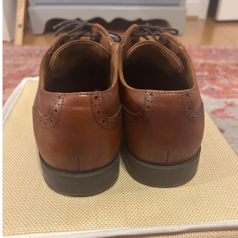 Florsheim Shoes Mens Size 11.5M Brown Wingtip Oxford Leather Comfortech Flexsole